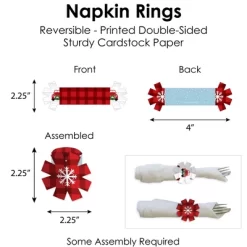 Big Dot Of Happiness Merry Little Christmas Tree - Red Truck Christmas Party Paper Charger And Table Decorations Chargerific Kit For 8 -Festival Store GUEST c9fd55ed ca36 4284 a595 396ea8e11ebd