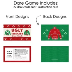 Big Dot Of Happiness Ugly Sweater - Holiday And Christmas Party Game Scratch Off Dare Cards - 22 Count 8 Big Dot Of Happiness Ugly Sweater - Holiday And Christmas Party Game Scratch Off Dare Cards - 22 Count -Festival Store GUEST cb895587 293e 49e0 898d fd419f08a8e8