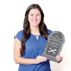 Big Dot Of Happiness Creepy Cemetery - Lawn Decorations - Outdoor Spooky Halloween Tombstone Party Yard Decorations - 10 Piece -Festival Store GUEST cd132782 2547 45f0 b33b 66c74241f81b