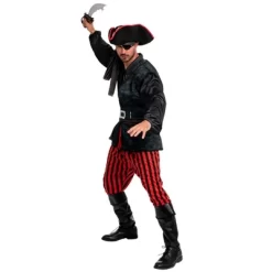 Joyfy Men Pirate Costume, Adult Pirate Shirt Vest Viking Pants Hat Set For Halloween Themed Parties -Festival Store GUEST ceb5a52d b386 487c 935a 1384910ee17f