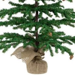 Northlight Medium Artificial Christmas Tree With Mini Pine Cones In Burlap Base - 3' - Unlit -Festival Store GUEST cf59499f b4b9 45a3 bd17 53f1d0595bb1