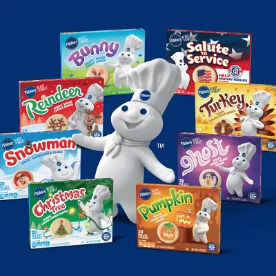 Pillsbury Ready-to-Bake Pumpkin Shape Sugar Cookies Dough - 9.1oz/20ct - Halloween 7 Pillsbury Ready-to-Bake Pumpkin Shape Sugar Cookies Dough - 9.1oz/20ct - Halloween - Image 7