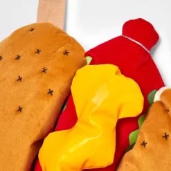 Hot Dog Full Body Halloween Dog And Cat Costume With Ketchup Toy - Boots & Barkley™ -Festival Store GUEST d043ce05 07a6 47d2 b9aa 33e129fd555d