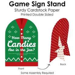 Big Dot Of Happiness Ugly Sweater - How Many Candies Holiday And Christmas Party Game - 1 Stand And 40 Cards - Candy Guessing Game -Festival Store GUEST d1cbf6d0 1485 4b01 a083 cd490df9618b
