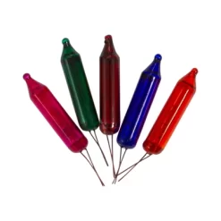 Northlight Mini Christmas Replacement Bulbs - 6 Volts - Multicolor - Pack Of 5
