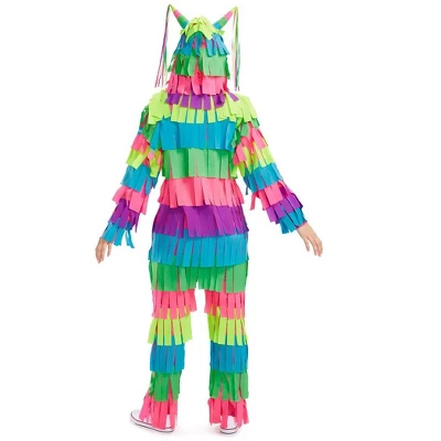Tipsy Elves Pinata Halloween Costumes For Women - Bright Multicolored Pinata Jumpsuit Funny Halloween Costume Adult Jumpsuit 2 Tipsy Elves Pinata Halloween Costumes For Women - Bright Multicolored Pinata Jumpsuit Funny Halloween Costume Adult Jumpsuit - Image 2