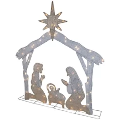 Northlight LED Lighted Holy Family Nativity Scene Outdoor Christmas Decoration - 44" - Warm White -Festival Store GUEST d6fa19ea 9190 4f82 b15a 72d8d12923ae