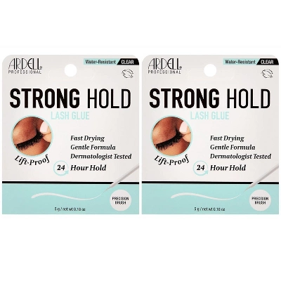 Ardell Strong Hold Lash Glue Clear, 0.18 Oz (PACK OF 2) - Eyelash Adhesive For Eye Lashes | UPC#. 074764373496 2 Ardell Strong Hold Lash Glue Clear, 0.18 Oz (PACK OF 2) - Eyelash Adhesive For Eye Lashes | UPC#. 074764373496 - Image 2