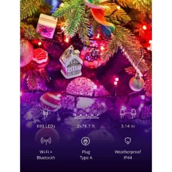 Twinkly Strings App-Controlled LED Christmas Lights Indoor And Outdoor Smart Lighting Decoration 19 Twinkly Strings App-Controlled LED Christmas Lights Indoor And Outdoor Smart Lighting Decoration -Festival Store GUEST d7fa6948 1e12 4838 b0d1 3c263531e6dd