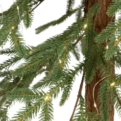 Northlight Pre-Lit Medium Alpine Artificial Christmas Tree - 6' - Clear LED Lights -Festival Store GUEST d8f6f992 7927 42df 8146 16c54dfea8fc