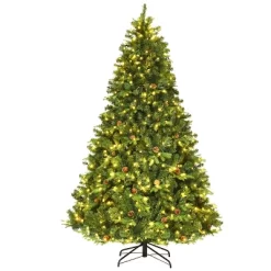 Costway 7Ft/7.5FT/8FT Pre-Lit Christmas Tree Hinged 460/540/600 Lights -Festival Store GUEST d9554af2 538f 4248 8e2e 06c7da9fcbb7