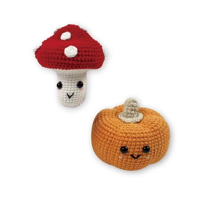 2ct Crochet Kit Pumpkin/Mushroom - Bullseye's Playground™ 3 2ct Crochet Kit Pumpkin/Mushroom - Bullseye's Playground™ - Image 3