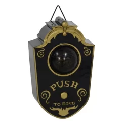 HOMCOM Halloween Decoration, Doorbell W/ Realistic Light-up Eyeball, Sound Activated, Animated Prop For Haunted House -Festival Store GUEST db234587 8028 42f9 98ce 9644bdeb142f