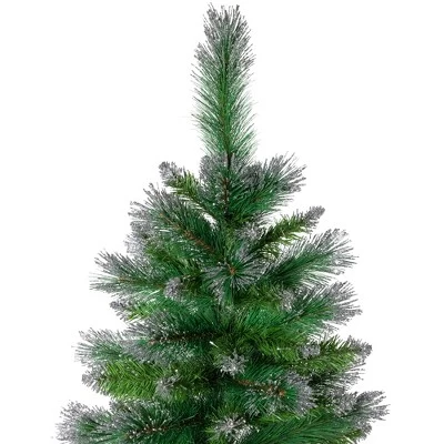Northlight Two-Tone Spruce Pine Glitter Tip Medium Artificial Christmas Tree - 6' - Unlit 2 Northlight Two-Tone Spruce Pine Glitter Tip Medium Artificial Christmas Tree - 6' - Unlit - Image 2