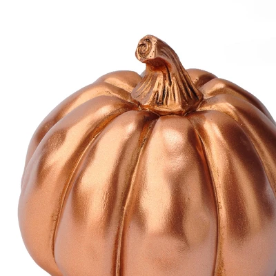 Large Resin Pumpkins Style C - Bullseye's Playground™ 2 Large Resin Pumpkins Style C - Bullseye's Playground™ - Image 2