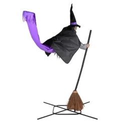 Yescom 9Ft Animatronics Flying Witch Hovering Broom Animated Halloween Outdoor Decoration Motion Activated AC 110-240V 2025 Party Outdoor Decor -Festival Store GUEST dc379dc5 64d6 4d4c abd5 e0cae9012fa1