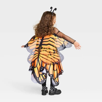 Toddler Glows Under Blacklight Monarch Butterfly Costume Dress - Hyde And EEK! Boutique™ 1 Toddler Glows Under Blacklight Monarch Butterfly Costume Dress - Hyde And EEK! Boutique™