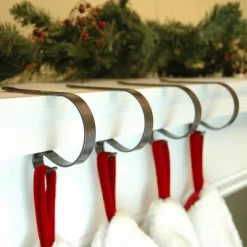 Original MantleClip 4pk Christmas Stocking Holder