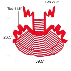 Wrapables Classic Vintage Christmas Holiday Apron, Stylish Cooking Apron, Red Stripe -Festival Store GUEST ded4a7c7 39d7 46cd b720 160768727ab8