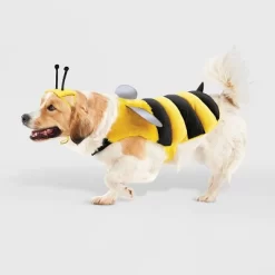 Bee With Reflective Wings Full Body Halloween Dog And Cat Costume - Boots & Barkley™ -Festival Store GUEST e0754596 38bb 4803 bbd6 750a28769a12