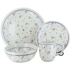 Blue Rose Polish Pottery Zaklady Dinnerware (16 PC) -Festival Store GUEST e37cfc49 925c 47a2 a963 10c6874c798c