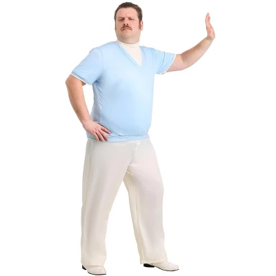 HalloweenCostumes.com Men's Plus Size Nacho Libre Leisure Halloween Costume | Adult Casual Incognito Wrestler Outfit 2 HalloweenCostumes.com Men's Plus Size Nacho Libre Leisure Halloween Costume | Adult Casual Incognito Wrestler Outfit - Image 2