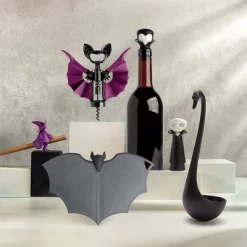 Ototo Vino Bat Corkscrew And Bottle Opener Stainless Steel And Silicone Bar Tool Black/Purple -Festival Store GUEST e49564d3 e135 4ad4 9c3e 0eb5abbd4667