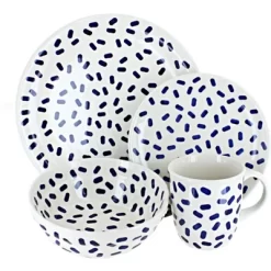 Blue Rose Polish Pottery Zaklady Dinnerware (16 PC) -Festival Store GUEST e56e68fa 64c2 4246 9f8f 87395e2126f9
