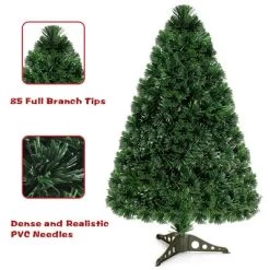 Costway Pre-Lit Fiber Optic Artificial PVC Christmas Tree Tabletop 3Ft -Festival Store GUEST e6ec1f4c 1a69 4864 9c4f 6c67ba77de4a