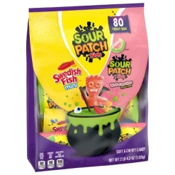 SOUR PATCH KIDS Watermelon & Swedish Fish Halloween Candy Variety Pack - 36.32oz/80ct 15 SOUR PATCH KIDS Watermelon & Swedish Fish Halloween Candy Variety Pack - 36.32oz/80ct -Festival Store GUEST e9542d3d 507d 4dc0 ac13 88d8d8e01683