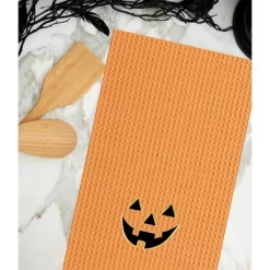 C&F Home Jack O' Lantern Pumpkin Halloween Waffle Weave Cotton Kitchen Towel -Festival Store GUEST e9de500f 5cbe 455b 99d7 db4b7ecae027