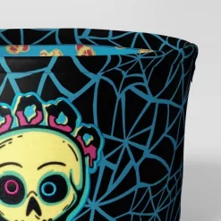 7.5" Boo Skull Halloween Trick Or Treat Fabric Basket - Hyde And EEK! Boutique™ -Festival Store GUEST ebeedcdc 5984 44a2 b217 94e126789d7f