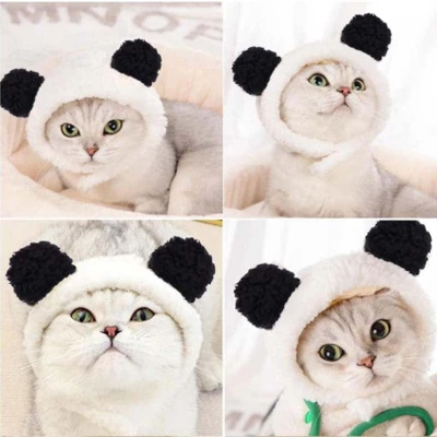 1 Or 2pcs Cute Cat Costume Warm Bear Hats For Cat Adjustable Soft Small Pet Headwear Bear Hat For Cat Puppy Dog Holiday Christmas Halloween 1 1 Or 2pcs Cute Cat Costume Warm Bear Hats For Cat Adjustable Soft Small Pet Headwear Bear Hat For Cat Puppy Dog Holiday Christmas Halloween