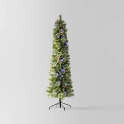 Pre-lit Slim Virginia Pine Artificial Christmas Tree Dual Color LED Lights - Wondershop™ -Festival Store GUEST ec9fb742 367f 44e3 9783 75c43ca32d06