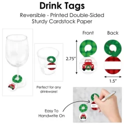 Big Dot Of Happiness Merry Little Christmas Tree - Red Truck Christmas Party Paper Charger And Table Decorations Chargerific Kit For 8 -Festival Store GUEST ef17138d 408d 4ec7 b5b0 6f20515fc7e6