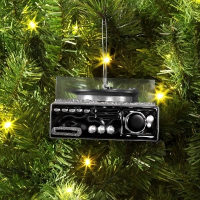 Christmas Silver Record Player Ornament - Wondershop™ 1 Christmas Silver Record Player Ornament - Wondershop™
