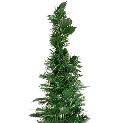 Northlight 6' Green Tinsel Pop-Up Artificial Christmas Tree, Unlit 4 Northlight 6' Green Tinsel Pop-Up Artificial Christmas Tree, Unlit - Image 4