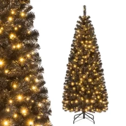 Costway 6 FT Artificial Halloween Tree With 618 Branch Tips 280 Warm White LED Lights -Festival Store GUEST f4e71408 d487 48ca b9fe a7b58ae1172c