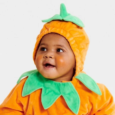 Infant And Toddler Pumpkin Halloween Costume Pullover - Hyde And EEK! Boutique™ Orange 2 Infant And Toddler Pumpkin Halloween Costume Pullover - Hyde And EEK! Boutique™ Orange - Image 2