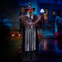 Joyfy Halloween Hanging Talking Witch, Halloween Hanging Ghosts Decorations Prop, Light-up Hanging Witch For Haunted House Outdoor/Indoor Decor -Festival Store GUEST f68a7e15 3066 4668 9719 fe85d74b2989