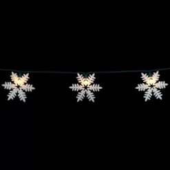 Northlight 10-Count White Glittered Snowflake Christmas Light Set, 6ft Green Wire 9 Northlight 10-Count White Glittered Snowflake Christmas Light Set, 6ft Green Wire -Festival Store GUEST f6e84930 3659 45ed 9213 20ef93658ac4