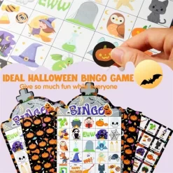 Joyfy 28 Players Halloween Bingo Game Cards, Halloween Party Favors Adults Kids Indoor Card Games For Classroom School Family Group Activities 8 Joyfy 28 Players Halloween Bingo Game Cards, Halloween Party Favors Adults Kids Indoor Card Games For Classroom School Family Group Activities -Festival Store GUEST f95dc1d9 88d4 4af7 8032 6216b7a3c354