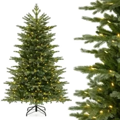 Costway 5 FT Artificial Christmas Tree With 1426 Lush PVC & PE Tips 200 LED Lights 22 Costway 5 FT Artificial Christmas Tree With 1426 Lush PVC & PE Tips 200 LED Lights -Festival Store GUEST fc4498ec 714b 47e2 a6c9 aa811a3393a2