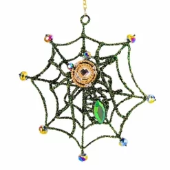 Halloween 8.0 Inch Spider Web Bottle Charm Halloween Accessory , Bling Halloween Decor Wine Oil Champagne (1PC) -Festival Store GUEST fc573d11 6b0b 4363 8d30 4ae5c8a3f6d0